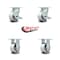 Service Caster Tool Box Caster Wheel Set 4'' Semi Steel Cast Iron Swivel Casters, 4PK TOOL-SCC-30CS420-SSB-TLB-2-R-2 - alternate 5